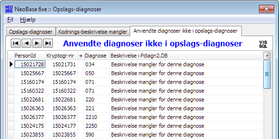 DiagnoserNotInRef