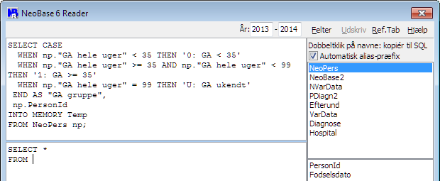 SQLByUserTableList